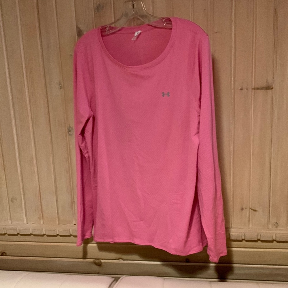 UA. Heat gear l/s shirt salmon pink